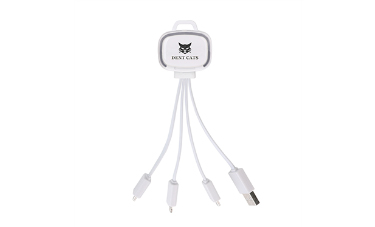 LED Charging Cable with Multiple Connectors